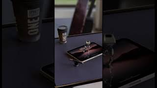 Tiny Robot Dances on an iPad 🤯 | Mind-Blowing Blender 3D Animation #shorts  #blender #3danimation