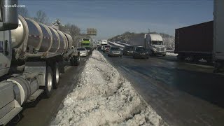 Drivers stranded in I-95 traffic nightmare for as long as 24 hours after storm wreaks havoc