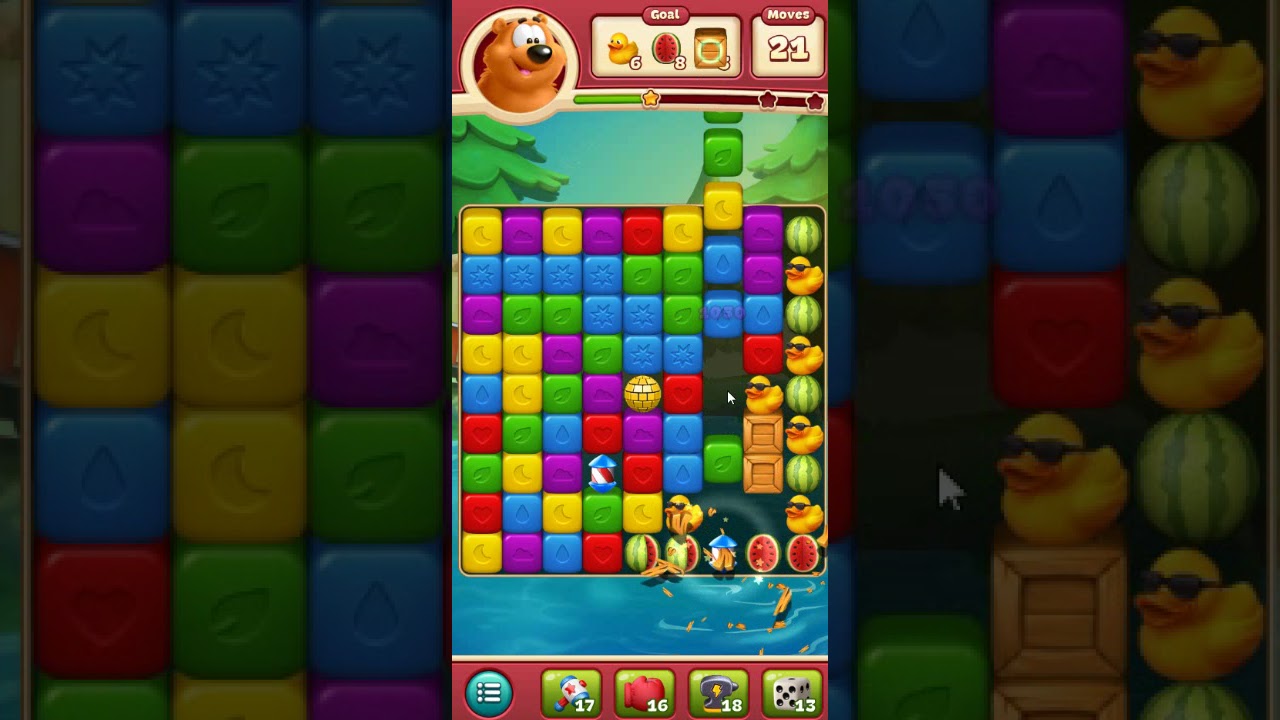 Toon Blast level 288 no boosters 😈