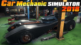 BATMOBİLE TAMİR ETTİM (Car Mechanic Simulator 2018) screenshot 4