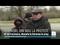 Sute de fermieri din țară au ieșit la protest. Agricultorii au cerut majorarea fondului