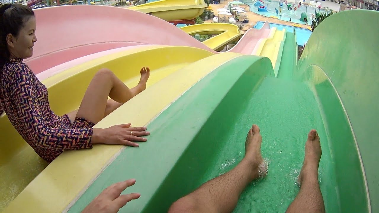 Racer Slide at Ocean Park Vientiane YouTube