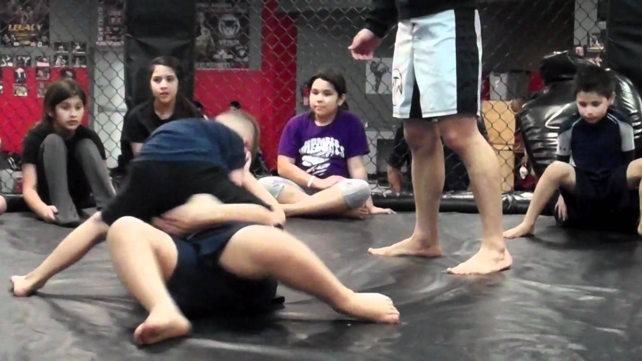 4OZ Fight Club Kids MMA Rolling on a monday 1 YouTube