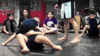 4OZ Fight Club Kids MMA Rolling on a monday 1