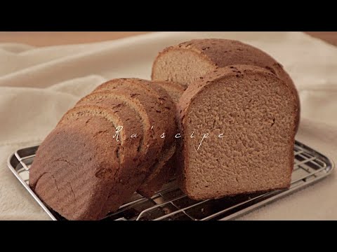 ENG] 그냥 먹어도 고소하고 맛있는 100%통밀허니브레드ㅣ건강한 100%통밀식빵ㅣ100%Whole Wheat Honey BreadㅣHealthy Whole Wheat Bread