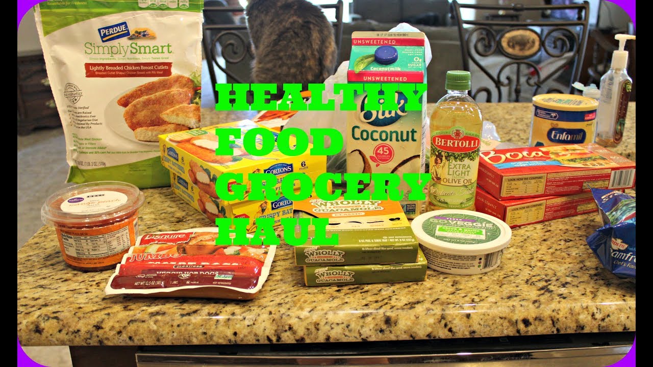 HEALTHY FOOD GROCERY HAUL 🍎🍏🍵 - YouTube