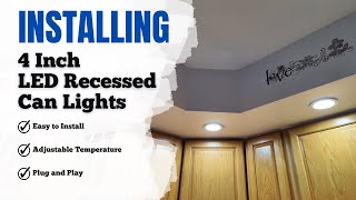 Demo And Review - Luxrite Easy To Install 4 Inch Led Recessed Can Lights