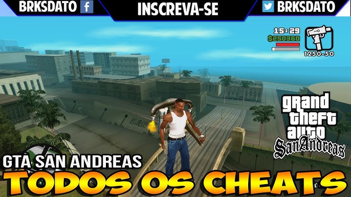 Gta San Andreas para Xbox 360 Remasterizado - Mostrando o jogo e usando  códigos!! 