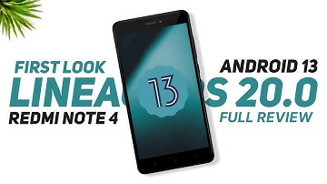 First Look Lineage OS 20.0 | Redmi Note 4 | Best Android 13 Rom | Full Detailed Review