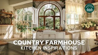 100+ Country Farmhouse Kitchen Ideas and Inspirations | Timeless Farmhouse Kitchens #farmhouse