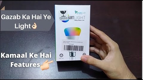 ✅ Syska 9-Watt Smart LED Bulb Unboxing | WiFi Enabled | Voice Control | Setup and Use 🔥🔥