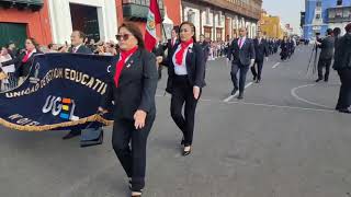 Desfile escolar por fiestas patrias 2023 en Trujillo (COMPLETO)
