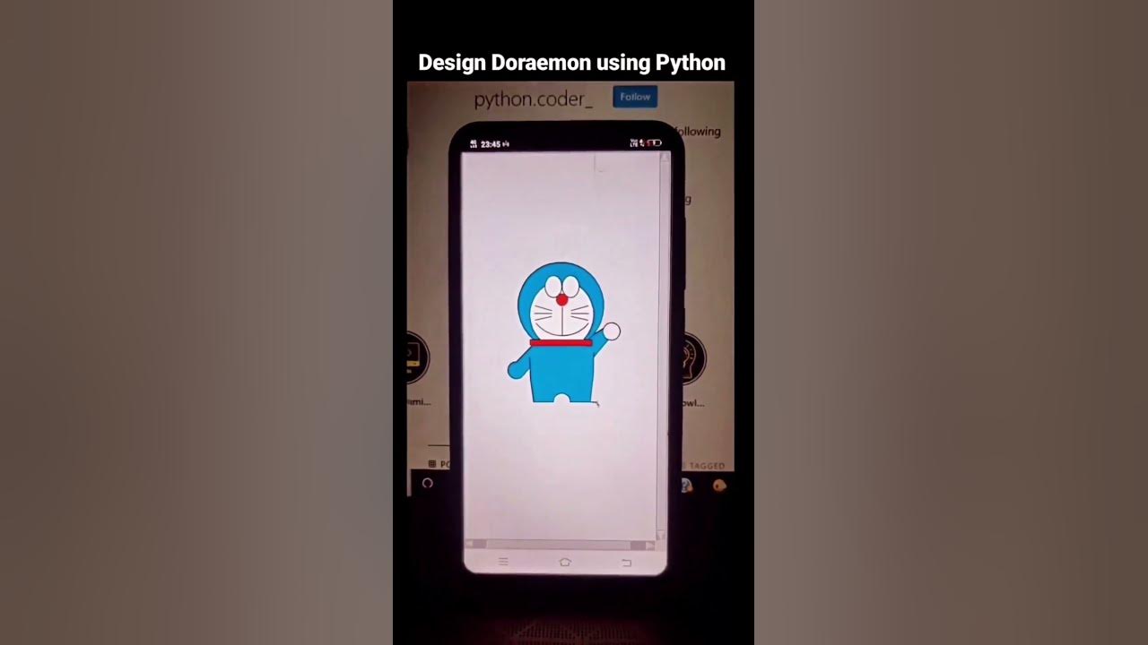 Doraemon Using Python - YouTube
