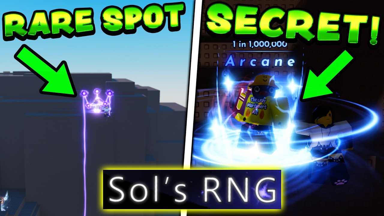 SOLS RNG INSANE SECRET SPOT... - YouTube