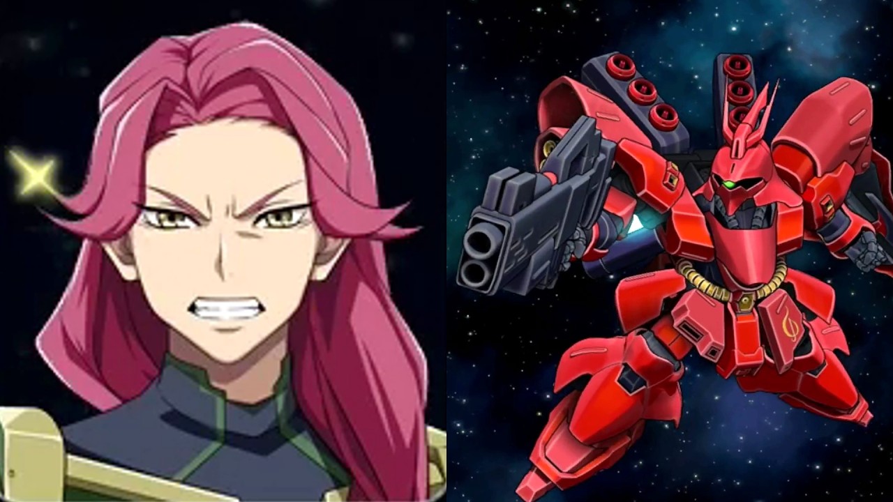 SRW Y: Char (Red Comet) VS Bogue (Red Knight)[Gundam CCA Macross Delta スパロボY ガンダム 逆襲のシャア ボーグ]