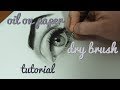 How to Paint Portraits with the Dry-Brush Technique | oil on paper