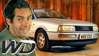 Elvis Brings An Audi Coupe Into The Modern Era With Shiny \& Swanky Rims | Wheeler Dealers