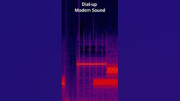 dial-up spectrogram #shorts