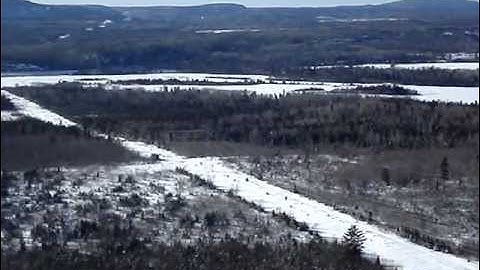 WINTER TRAIL TO NIPIGON DOGHEAD RUBY LAKE PARK