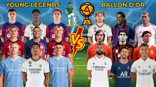 Young Legends 🆚 Ballon D'Or (Gavi, Bellingham, Mbappe, Neymar, Haaland, Ronaldo, Messi, Zidane)💪⚽🔥