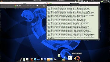 Ubuntu desktop with compiz fusion visual effects