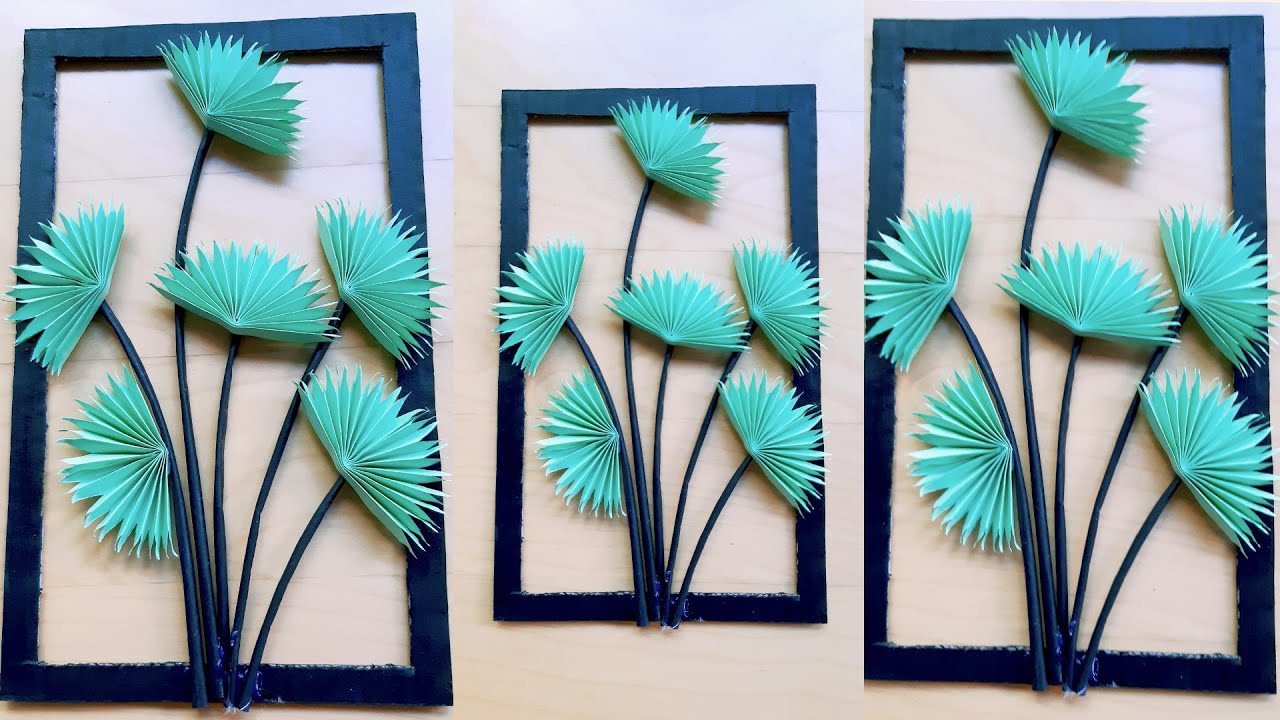 DIY Beautiful Wall Hanging Room Decor Idea Easy Paper Craft YouTube