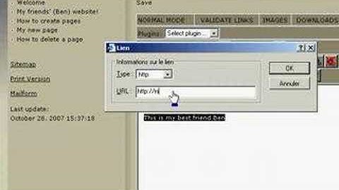 Create external link CMSimple / OnInternet.ca
