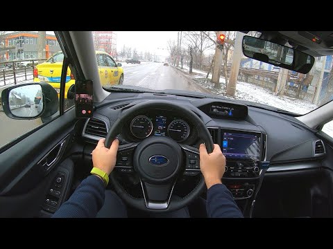 2023 Subaru Forester e-Boxer Hybrid POV Test Drive
