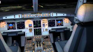 [FSX HD] Aerosoft Airbus X Extended Dashcam / FlightDeck View into Seoul (FSX Soundset)