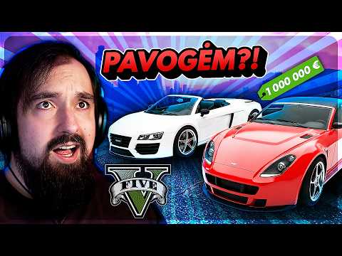 PAVOGĖM 1 000 000 € VERTĖS AUTOMOBILĮ?! | GTA 5