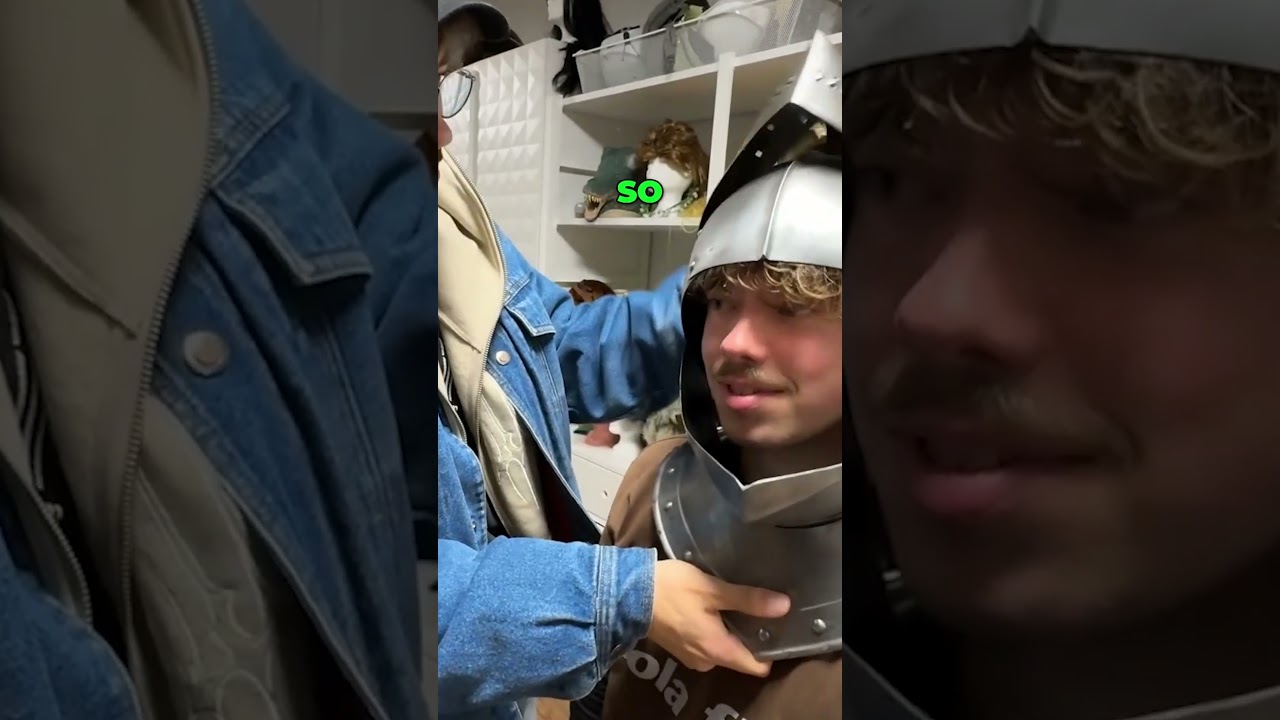 Wenn man mit den Requisiten flext...