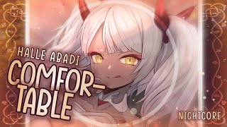 [Nightcore] ➳ Comfortable - Halle Abadi (Lyrics) Resimi