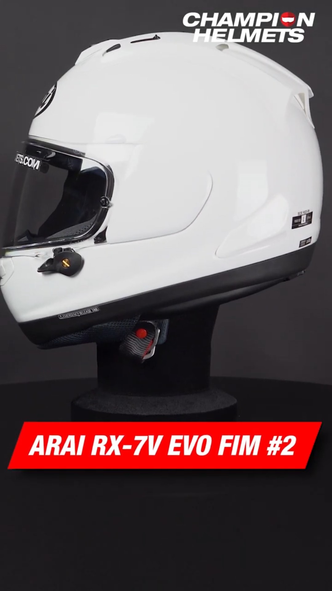 Arai RX-7 Evo FIM Racing #2 White - Showcase #racing #bikelife
