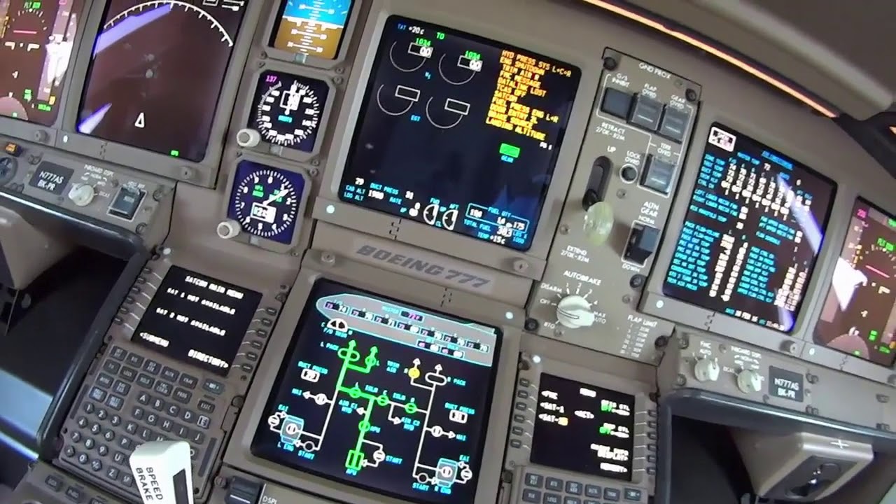 B777 MAT (maintenance access terminal) YouTube