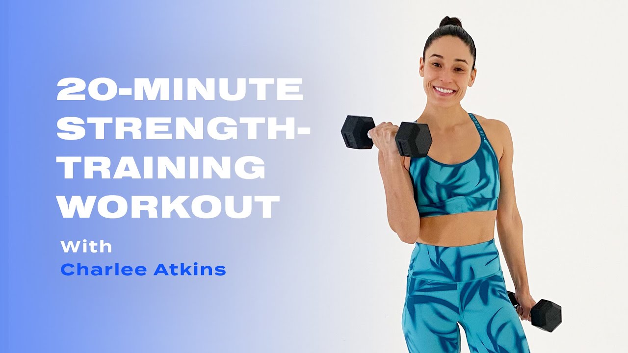 ⁣20-Minute Strength-Training Workout With Weights From Charlee Atkins