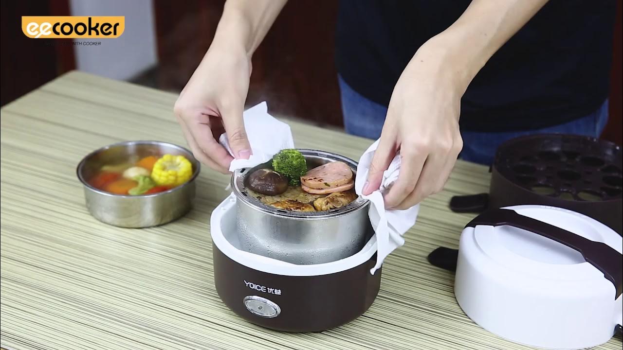 Electric Lunch Box with Single Layer, Electric Food Warmer