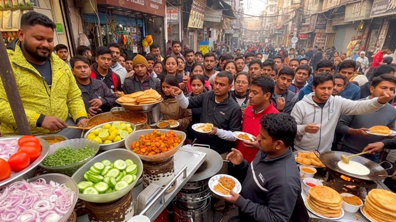 Inside 4th generational Mega Street food Business | Indian street food | Food ASMR 