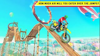 Stunt Bike 3D Race - Tricky Bike Master JUNGLE MODE - Motorcycle Racing - Android GamePlay #1 screenshot 2