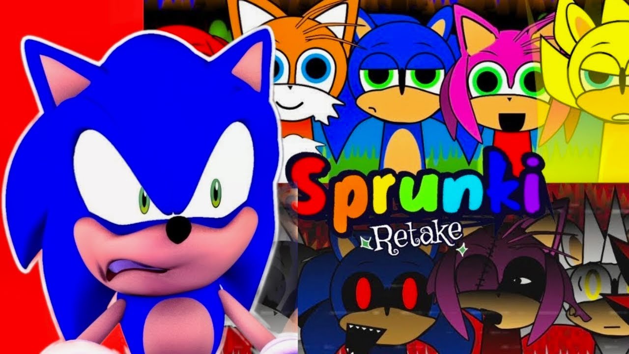 Sonic Watch Incredibox Sprunki Retake, но с персонажами Соника!