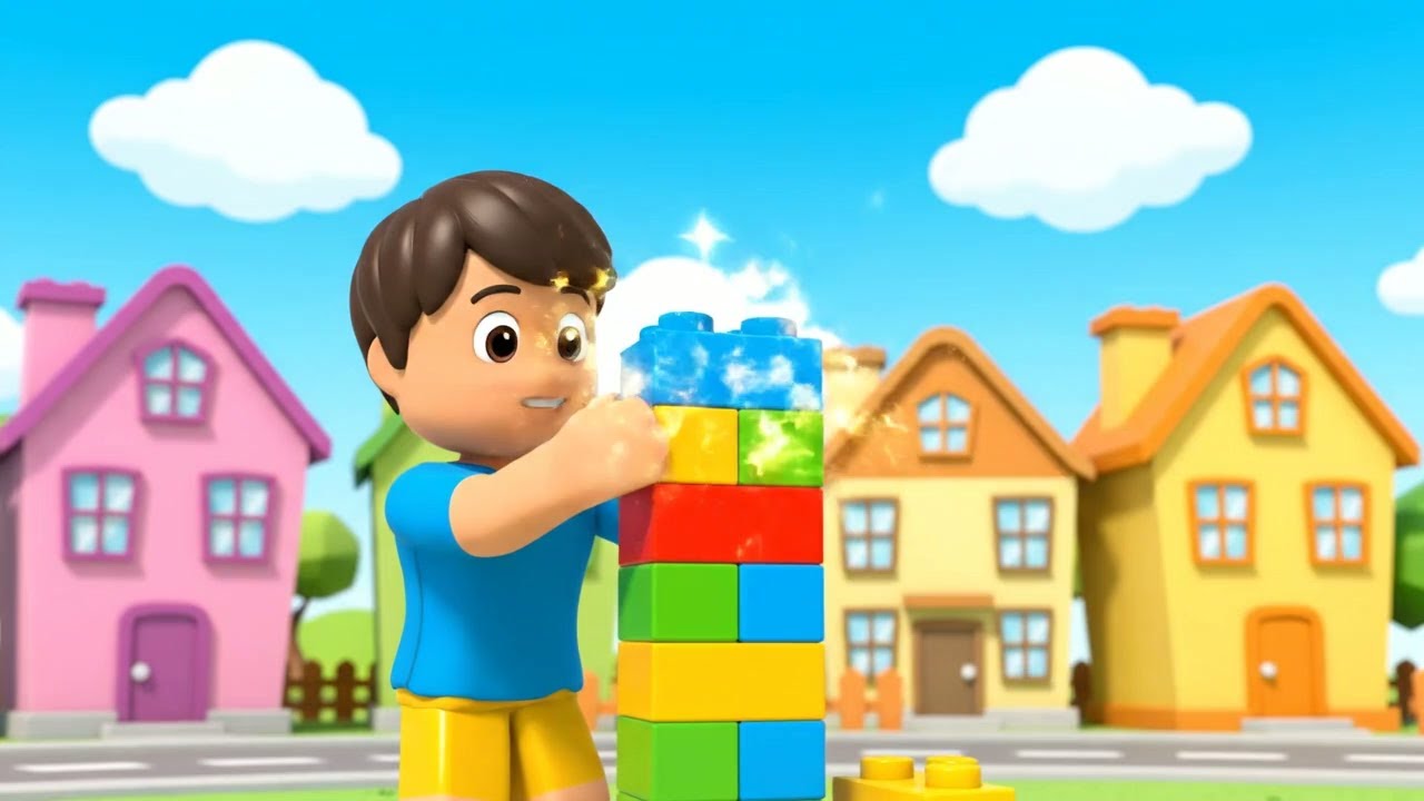 Roblox Baby Builder Dropped the Tower 🧱 | Kids Songs & Nursery Rhymes