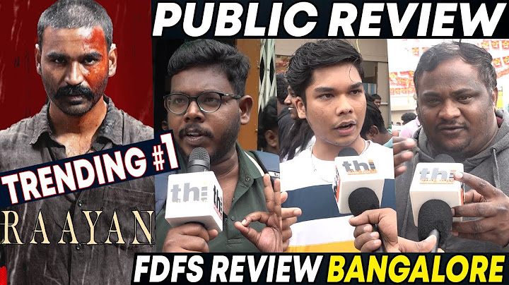 🔥Raayan Public Review | Raayan Review | Dhanush, SJ Suryah