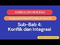 Konflik dan Integrasi Sosial