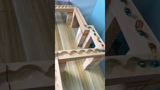 Wooden track ball, challenge the highest level of difficulty see who can successfully pass the level