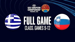 Greece v Slovenia |  Full Basketball Game