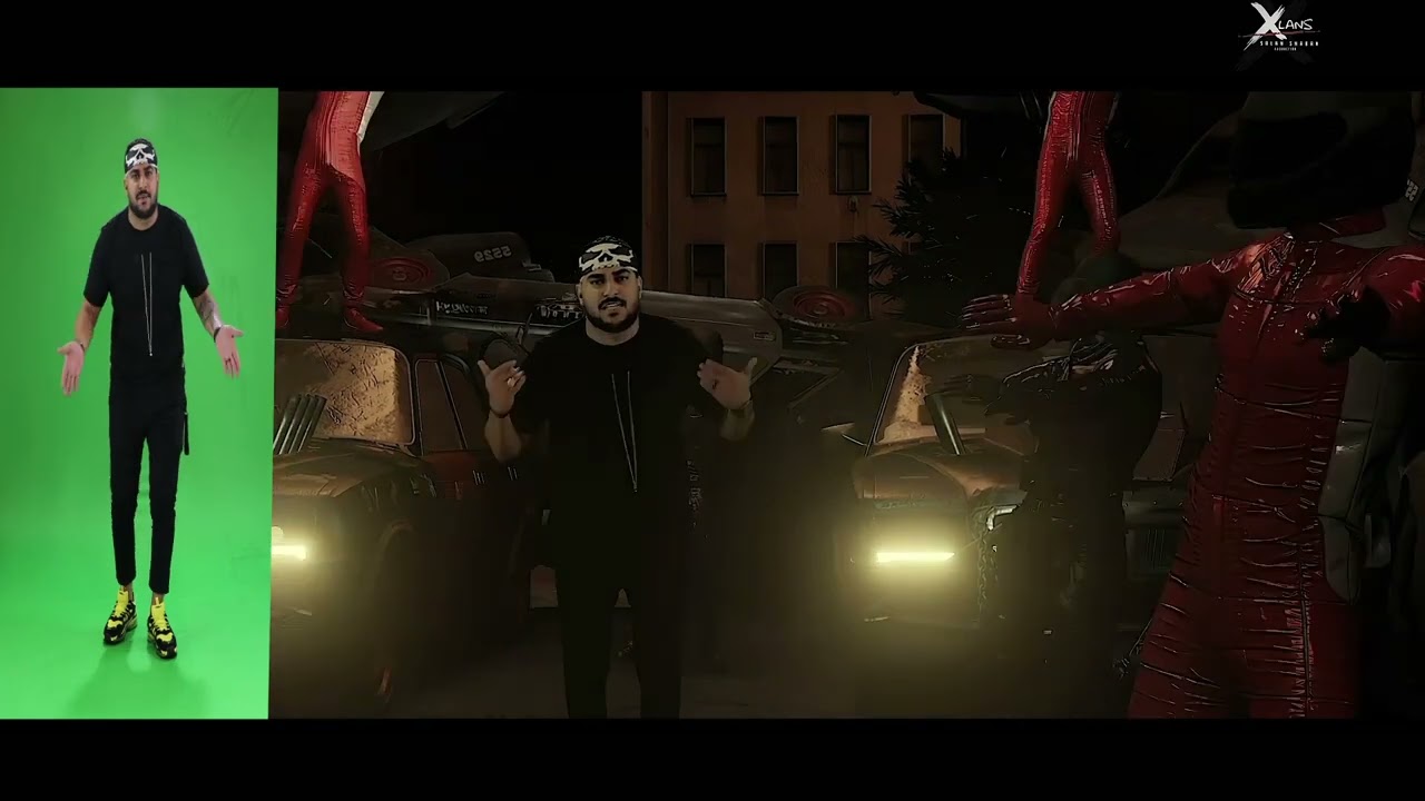 Spectacular virtual elements in a rap music video from Egypt | Aximmetry