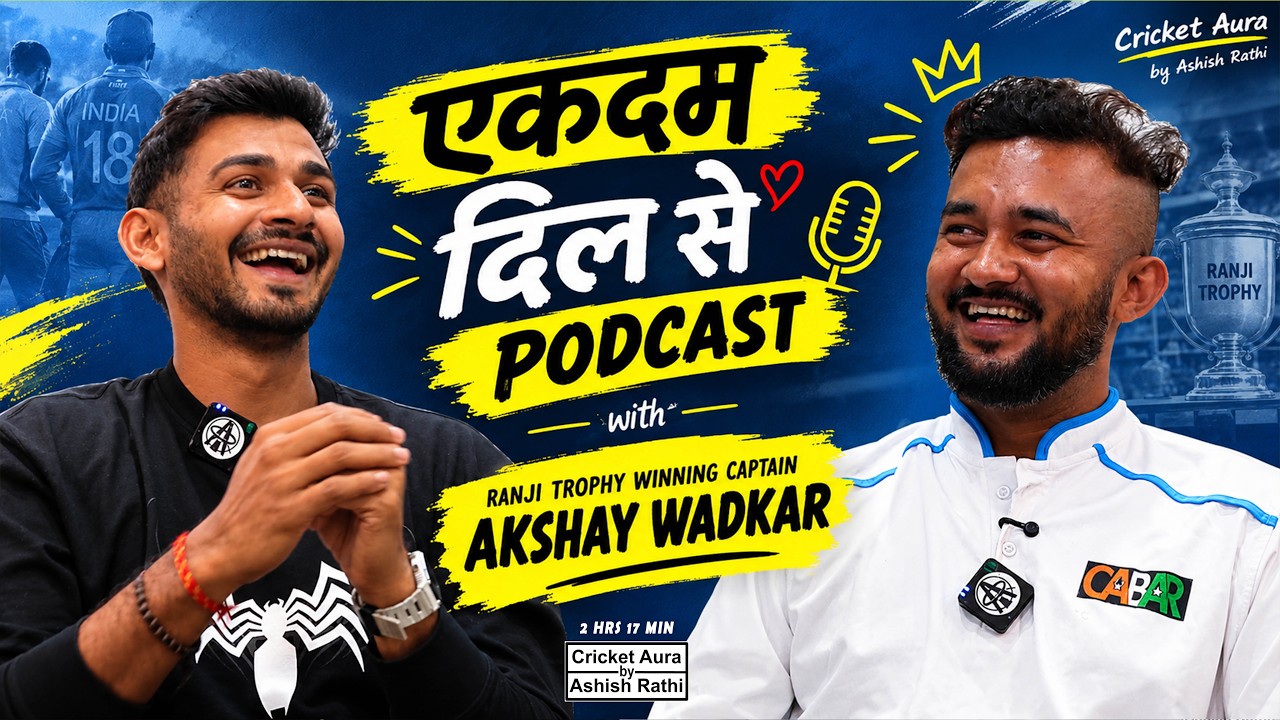 Inside the Journey of a 3-Time Ranji Trophy Winner & Vidarbha Captain | Akshay Wadkar