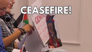 CEASEFIRE - Protesters Call for Resolution in West Lafayette