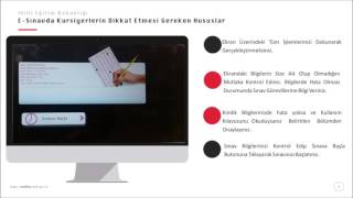 E-Sınav Elektronik Sınav Güneş Sürücü Kursu