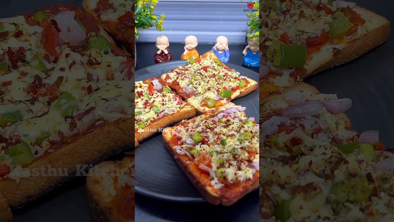 💥 Bread pizza 🍕| Bread pizza recipe in tamil | snacks recipe in Tamil @kasthukitchen2001 