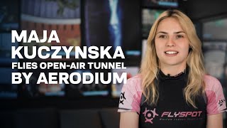 PRO Indoor Skydiver Maja Kuczynska Trains In An Open-air Tunnel + BEST ADVENTURES IN LATVIA